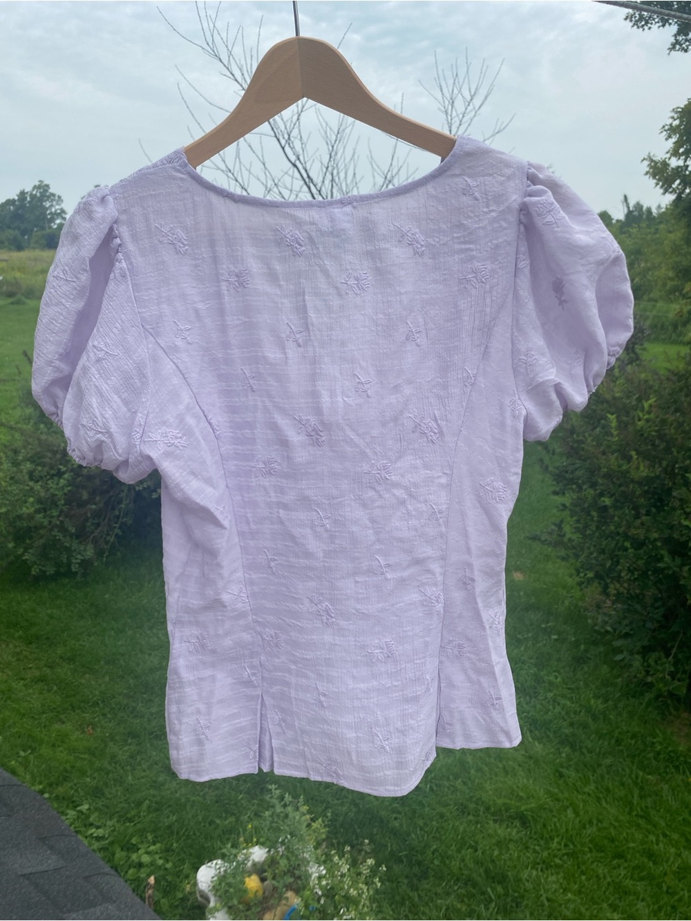 Kimchi Blue Lilac Blouse - Picture 3 of 4